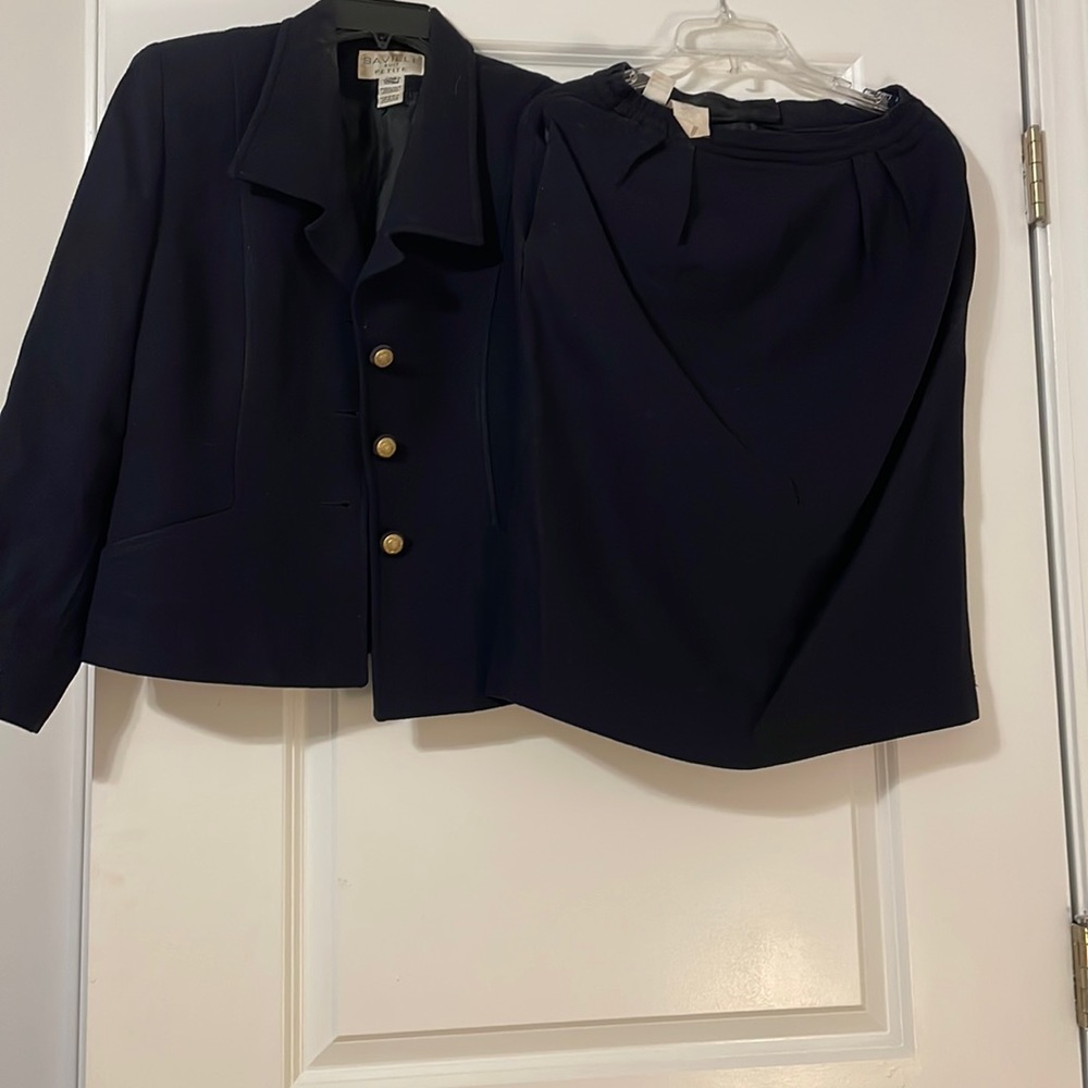 Black Blazer and Pencil Skirt Set